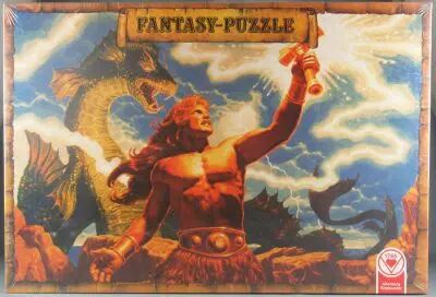 Puzzle 1000 pi�ces - Ass R�f 5722/7 - Thor Heroic Fantasy G Hildebrandt Neuf Boite Cellophan�e
