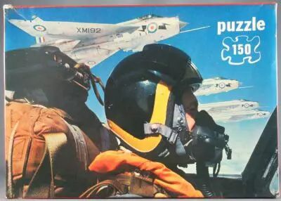 Puzzle 150 pi�ces - Willeb R�f 1910 - Pilote de Chasse Patrouille France + Poster Neuf Boite