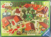 Puzzle 280 pièces - Ravensburger Réf 62359013 - Chez Nous Dans le Village Mitgutsch Neuf Boite Cellophanée