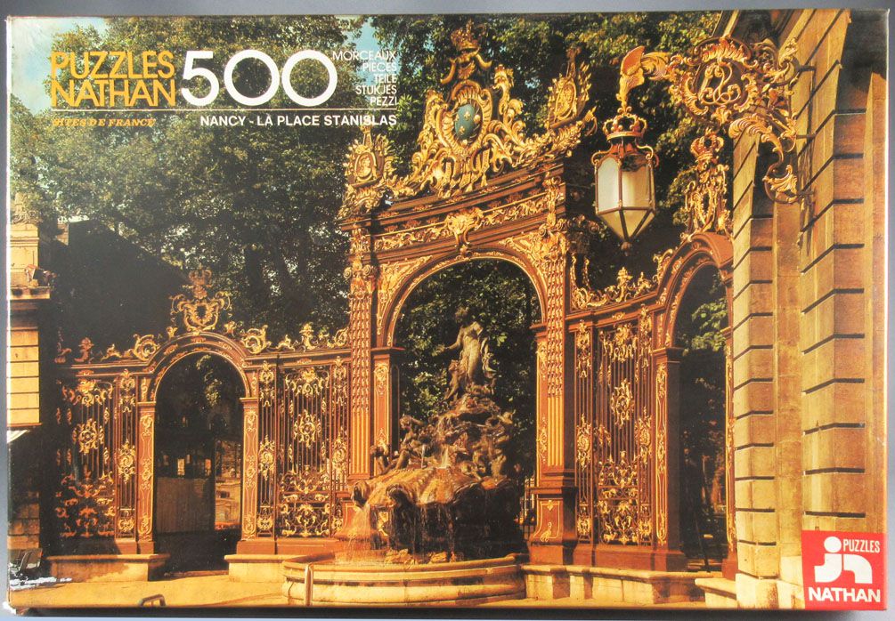 Puzzle 500 pièces - Nathan Réf 551032 - Nancy Place Stanislas Site