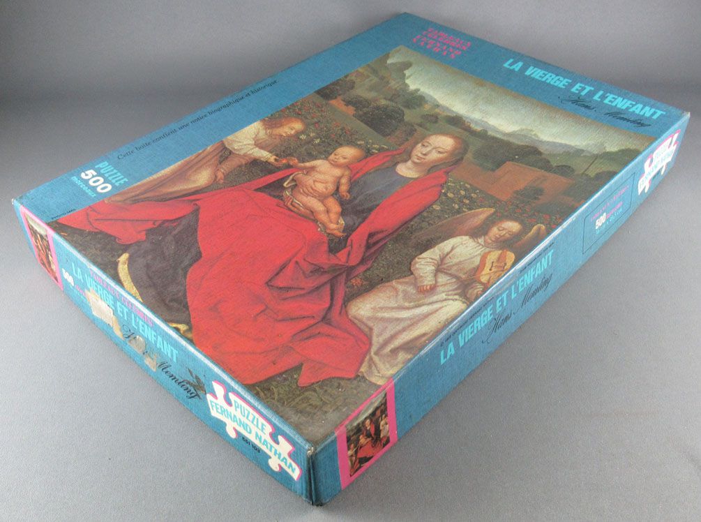 Puzzle 500 pièces - Nathan Réf 551103 - La Vierge et l'Enfant Hans Memling  Tableaux Célèbres Neuf