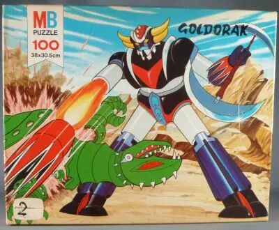 Puzzle Goldorak 100 pi�ces MB (ref.625347001) - occasion