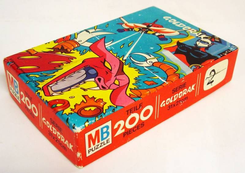 PUZZLE VINTAGE GOLDORAK MB 200 Pièces réf 625347206 EUR 51,00