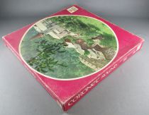 Puzzle Round 500 pieces - MB Ref B690 - Swiss Mountain Village MIB