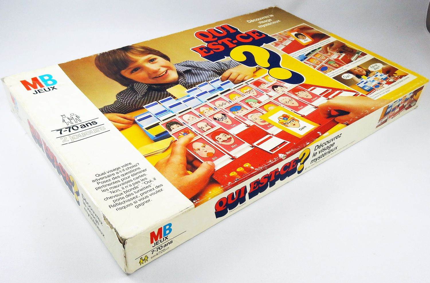 JEUX DE SOCIÉTÉ Qui Est-Ce ? ANCIEN MB JEUX 1981 MILTON BRADLEY FR N°2