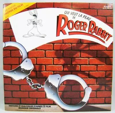 Qui veut la peau de Roger Rabbit - Livre-Disque 33t - Buena Vista Records1988 01