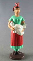 Quiralux (Quiralu Plastic) - The Farm - Farm Woman with Hen