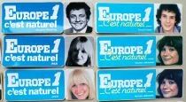 Radio - Europe 1 C\'est Naturel - Lot de 29 Autocollants Vintage