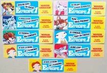 Radio - Europe 1 Nouveau Conducteur - 9 x Vintage Stickers Pentax Fujifilm Leitz Agfa Nikon