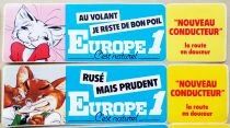 Radio - Europe 1 Nouveau Conducteur - 9 x Vintage Stickers Pentax Fujifilm Leitz Agfa Nikon