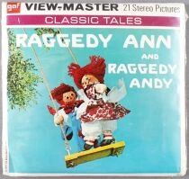 Raggedy Ann - Pochette de 3 Disques Gaf View-Master 3-D R&eacute;f B 406 Neuve Cellophan&eacute;e