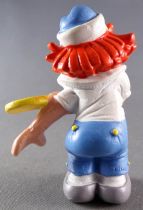 Raggedy Ann - PVC figure Bobbs-Merril 1981 - Raggedy Andy throwing discus