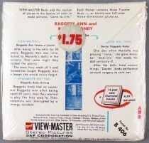 Raggedy Ann - Set of 3 Discs Gaf View-Master 3-D B 406 Mint Sealed