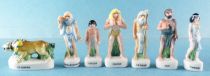 Rahan - 2001 Arguydal Complete Set 7 Brilliant Porcelain Bean-figures