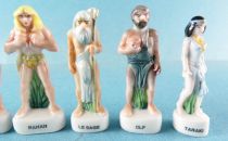 Rahan - 2001 Arguydal Complete Set 7 Brilliant Porcelain Bean-figures