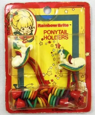 Rainbow Brite -  Ponytail Holders (Starlite) - Kat\'s Meow (1983)