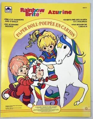 Rainbow Brite / Azurine - Paper Doll (Poup�e en Carton) - Golden 19843