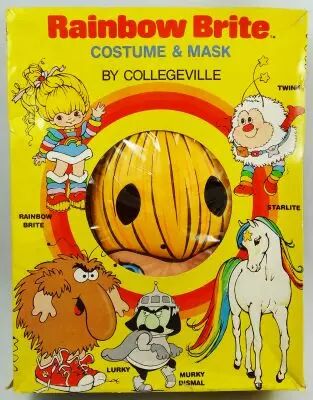 Rainbow Brite - Child Costume & Mask / D�guisement Enfant - Collegeville 1983