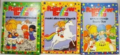 Rainbow Brite - Deltas Netherlands - Lot of 3 Illustrated story books - Hallmark 1985
