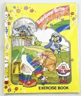 Rainbow Brite - Exercice Book - Hallmark 1984
