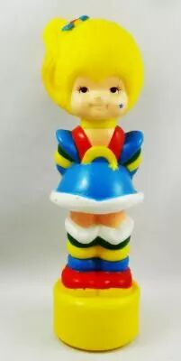 Rainbow Brite - Figurine container � savon liquide 203cm Blondine - Hallmark 1983