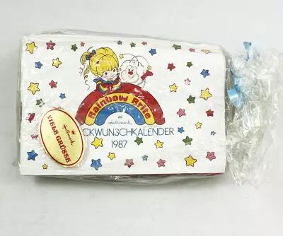 Rainbow Brite - Gl�ckwunsch Kalender 1987 (Ephemeris) - Hallmark