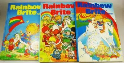 Lot De 3 Livres Annuels Rainbow Brite - Grandreams UK 1983 - Occasion