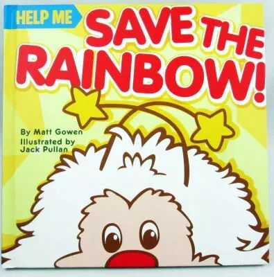 Rainbow Brite - Hallmark - Illustrated Book \ Help me Save the Rainbow!\  2003