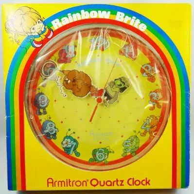 Rainbow Brite - Horloge Murale � Quartz Armitron - Hallmark 1983