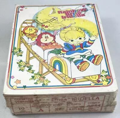 Lot 4 Classeurs Rainbow Brite – 17x22cm – Mattel / Hal – Occasion