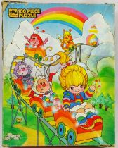 Rainbow Brite - jigsaw puzzle 100 pieces 36X46cm \ The Rainbow Mine Train\  - Golden 1983