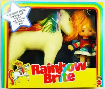 Grande Poupée Rainbow Brite Blondine 45cm – Mattel – Boîte Canadienne (Neuve)