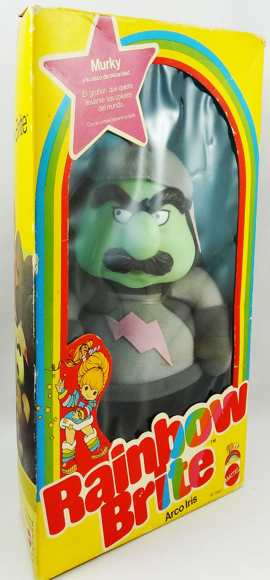 Rainbow Brite Mattel 9 Doll Murky Dismal Box Spain Arco Iris