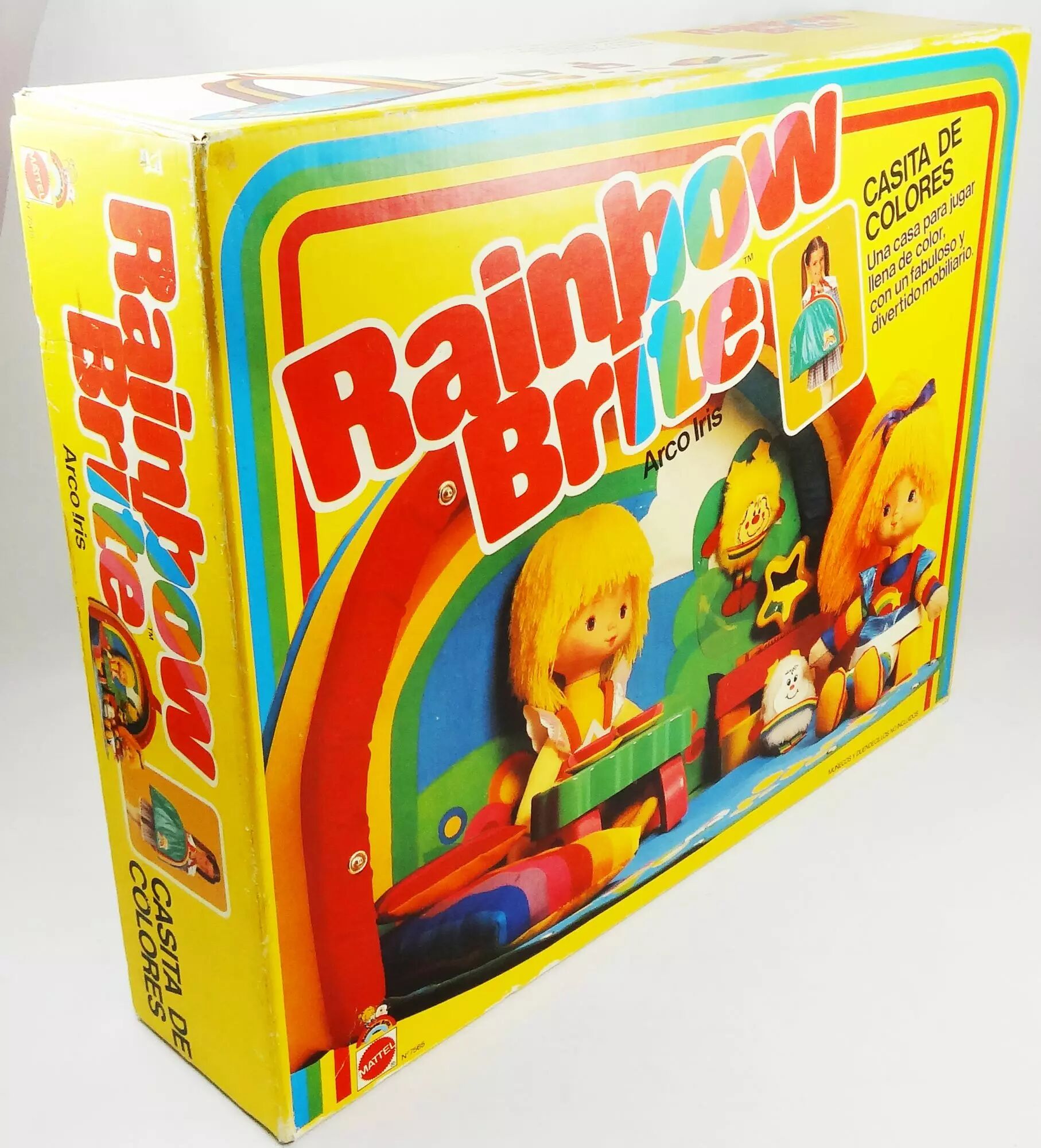 Lot De 4 Classeurs Scolaires Rainbow Brite / Iridella - Mattel / Hal - 17x22cm