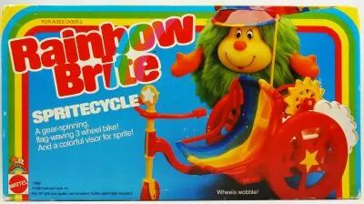 Rainbow Brite - Mattel - 9\  Doll Accessory - Spritecycle