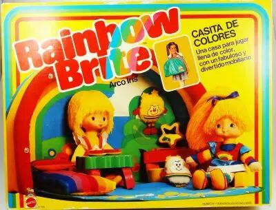 Rainbow Brite - Mattel - Accessoire Poup�e 23cm - Colour Cottage / Casita de Colores (Boite Espagne \ Arco Iris\ )