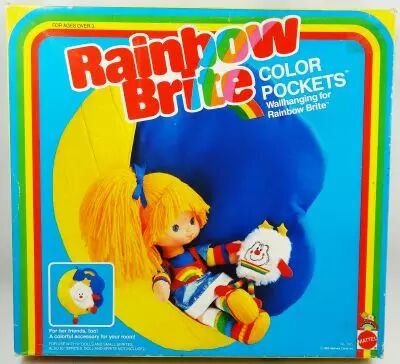 Rainbow Brite - Mattel - Accessoire Poup�e 23cm - Colour Pockets Wallhanging Crescent Moon / Pochette Clair de Lune
