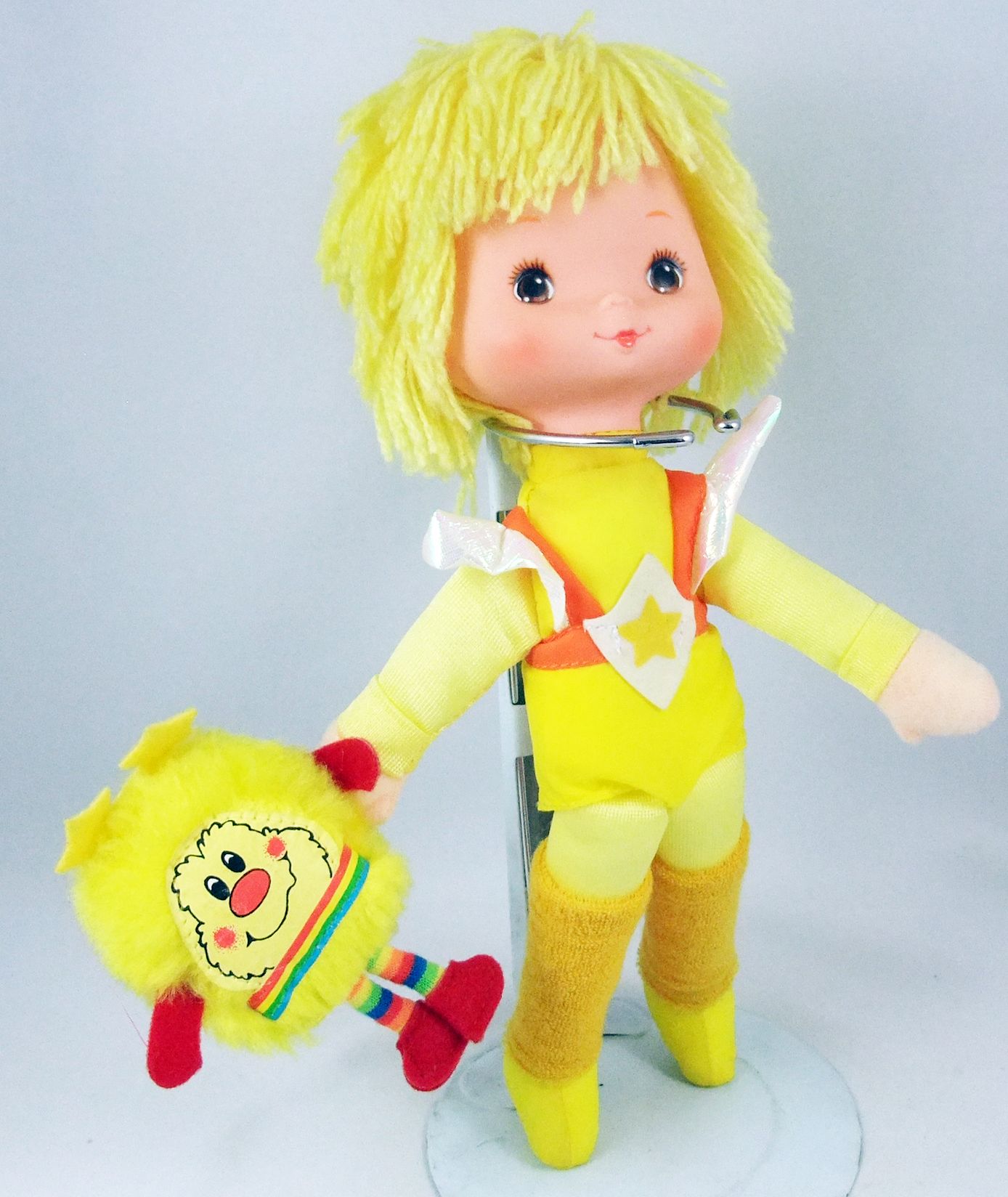 Rainbow Brite - Mattel - Canary Yellow & Spark Sprite / Capucine et P'tit  Fou (loose)