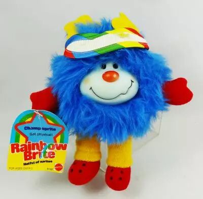 Rainbow Brite - Mattel - Poup�e 17cm - Hatful Champ Sprite (neuf avec tag)