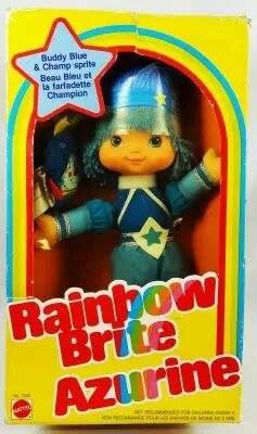 Rainbow Brite - Mattel - Poup�e 23cm - Buddy Blue / Beau Bleu (Boite Canada \ Azurine\ )