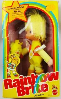 Rainbow Brite - Mattel - Poup�e 23cm - Canary Yellow / Capucine (Boite Espagne \ Arco Iris\ )