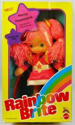 Rainbow Brite - Mattel - Poup�e 23cm - Dress-up Tickled Pink / Penny Popperpink (Boite Allemagne)