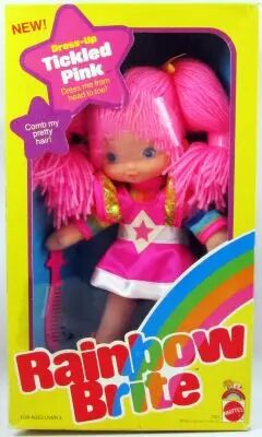 Rainbow Brite - Mattel - Poup�e 23cm - Dress-up Tickled Pink (Boite USA)
