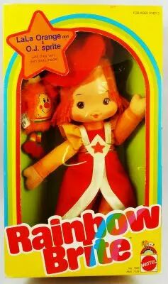 Poupée Rainbow Brite - Mattel - 23cm - Indigo - Boîte USA - Collection