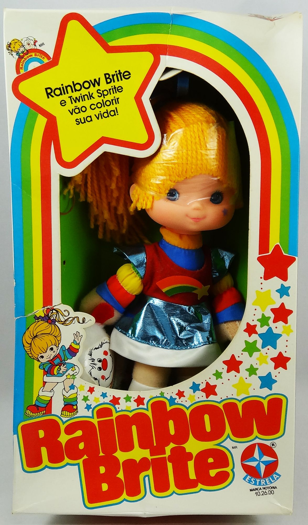 Rainbow Brite Mattel Poupee 23cm Rainbow Brite Blondine Boite Bresil Estrela