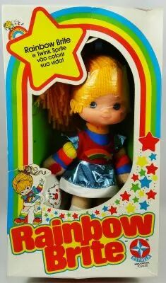 Rainbow Brite - Mattel - Poup�e 23cm - Rainbow Brite / Blondine (Boite Bresil Estrela)