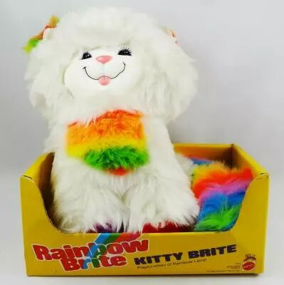 Poupée Rainbow Brite - Mattel - 23cm - Indigo - Boîte USA - Collection