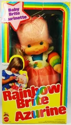 Rainbow Brite - Mattel - Poup�e 35cm - Baby Brite / Azurinette (Boite Canada \ Azurine\ )