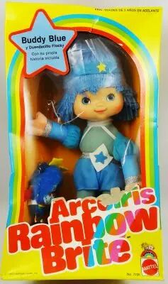 Rainbow Brite - Mattel Aurimat - Poup�e 23cm - Buddy Blue (Boite Mexique \ Arco Iris\ )