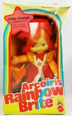 Rainbow Brite - Mattel Aurimat - Poup�e 23cm - LaLa Orange / Lizzy Orange (Boite Mexique \ Arco Iris\ )